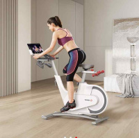 Эллиптические тренажеры + Велотренажер YESOUL Smart Spinning bike V1 белый