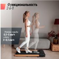 Беговые дорожки + Беговая дорожка UNIX Fit Wood Way 2.0 APP