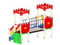 Детские уличные комплексы + Детский игровой комплекс «Королевство» H=900 ДИК 02-1507