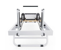 Прочие тренажеры + Стол для пилатеса (реформер) DFC с деревянными вставками