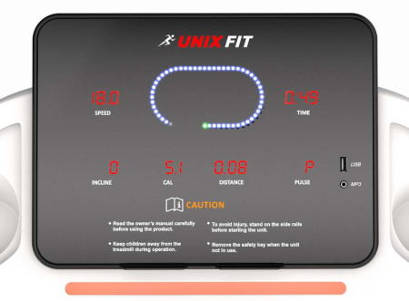 Беговые дорожки + Беговая дорожка UNIXFIT ST-630R White