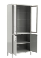 Шкафы медицинские + Шкаф ШМ 2.302 металлический, со стеклом, медицинский