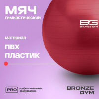 Фитболы, прыгуны + Мяч гимнастический BRONZE GYM, антивзрывной, 75 см.