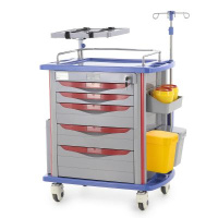 Тележки медицинские + Столик реанимационный, анестезиологический ЕТ850-01