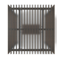 Перголы + Пергола беседка с качелями - МФ 78.01.01-И1 /с поликарбонатом/