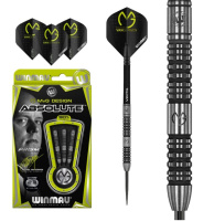 Дротики + Чемпионские дротики Winmau Michael van Gerwen Absolute steeltip 23gr (профессиональный уровень)
