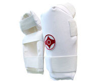 Защитное снаряжение для единоборств + Щитки на предплечье и локоть пара (экокожа)