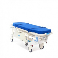 Тележки для перевозки пациентов + Тележка-каталка для перевозки больных с регулировкой высоты ГИДРОПРИВОДОМ MET G-SILENCE