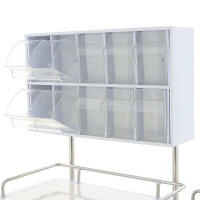 Тележки медицинские + Столик реанимационный, анестезиологический AT003 (ТМ-011АН-00)