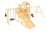 Детские уличные комплексы + Детская площадка IgraGrad Крафт Pro 2 с зимней горкой