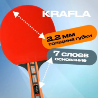 Ракетки для настольного тенниса + KRAFLA CHAMP5.0 Ракетка для настольного тенниса