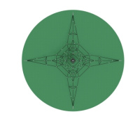 Аксессуары для батутов + Пирамида - СК 2.05.03-РК сетка на резиновое покрытие