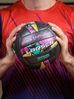 Волейбольные мячи + Мяч волейбольный пляжный Larsen Beach Volleyball Black/Pink (Soft Touch)
