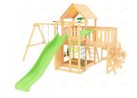 Детские уличные комплексы + Детская площадка IgraGrad Крафт Pro 1 с зимней горкой