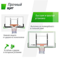 Баскетбольные щиты + Баскетбольный щит UNIX Line B-Backboard-PC 50