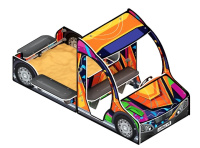 Песочницы + Песочница Грузовичек (маскарад) ИО 5.03.03-11