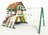 Детские уличные комплексы + Детская площадка IgraGrad Крепость Фани Deluxe 2 мод.1