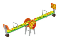 Детские качели + Качалка-балансир со спинкой (Этника) ИО 03-111