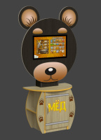 Навесные мультимедийные комплексы + Мультимедийный интерактивный игровой комплекс «AVK Мишка»