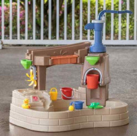 Декоративно-развивающие панели + Игровой столик для игр с водой "Запруда"