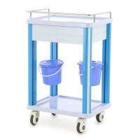 Тележки медицинские + Столик реанимационный, анестезиологический CT005 (ТМ-005АН-00)