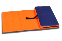 Коврики и маты + Коврик гимнастический детский INDIGO, SM-043-OBL, полиэстер, стенофон, оранжево-синий