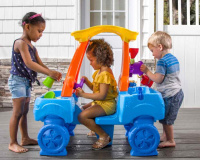 Декоративно-развивающие панели + Центр для игр с водой "Автомойка"