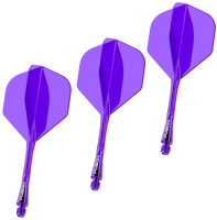 Аксессуары для игры в дартс + Литые оперения с хвостовиками Winmau Fusion Medium Purple (фиолетовые)