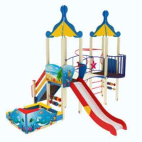 Детские уличные комплексы + Детский игровой комплекс «Морской» H=1500 ДИК 32-1705