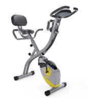 Велотренажеры + Велотренажер X-Bike DFC MBB с эспандерами, серо-желтый