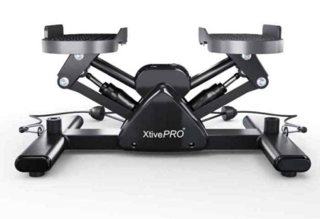 Степперы + Балансировочный степпер DFC XtivePRO с эспандерами, черный