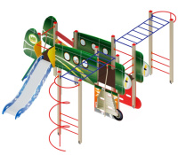 Детские уличные комплексы + Детский игровой комплекс «Аэроплан» H=1200 ДИК 29-1202