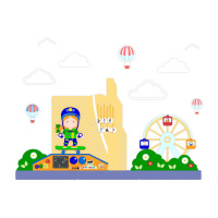 Декоративно-развивающие панели + Декоративно-развивающая панель Скейт-парк