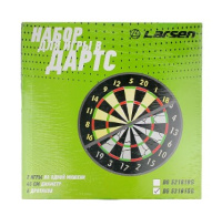 Мишени для игры в дартс + Набор для игры в дартс Larsen DG531810B, прессов. бумага, д45см