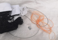 Сетки для большого тенниса + Сетка для большого тенниса МАСТЕР d=3,0мм, со стальным тросом