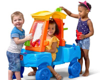 Декоративно-развивающие панели + Центр для игр с водой "Автомойка"