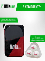 Ракетки для настольного тенниса + Набор ракеток для настольного тенниса UNIX Line