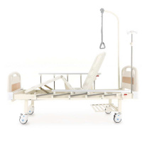 Кровати функциональные + Кровать механическая Med-Mos Е-8 (MM-2014Д-09) (2 функции) с полкой