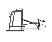 Стойки под штангу + Скамья со стойками под штангу DFC D709