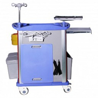 Тележки медицинские + Тележка медицинская для внутрибольничной скорой помощи MET PSC-140