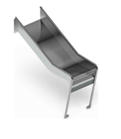 Детские горки для улицы + Горка из нержавеющей стали приставная 600 SNP 600.470-02