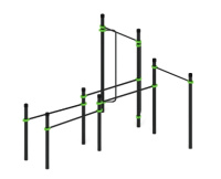 Уличные турники и брусья (Воркаут) + Воркаут ЛОВ 89 ВТ 101.16-01