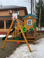Детские уличные комплексы + Детская площадка IgraGrad Домик 2 Совёнок