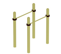 Уличные турники и брусья (Воркаут) + Воркаут Брусья ОВ 02-005 (108)