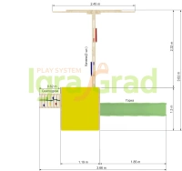 Уличные игровые комплексы для детей + Детская площадка IgraGrad Крафтик