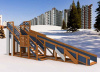 Зимняя горка "IgraGrad Snow Fox", скат 8 м мод.3