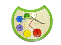 Бизиборды + Тактильно-развивающая панель Гусеница Жужа БЖ-11