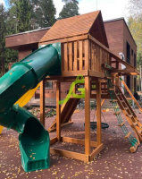 Детские уличные комплексы + Детская площадка IgraGrad Крепость Фани Deluxe 3