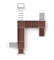 Детские уличные комплексы + Королевство (Картонное) - ДИК 1.15.08-12