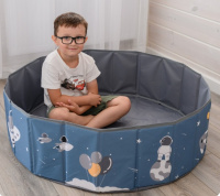 Мягкие модули + Сухой бассейн для шариков UNIX Kids